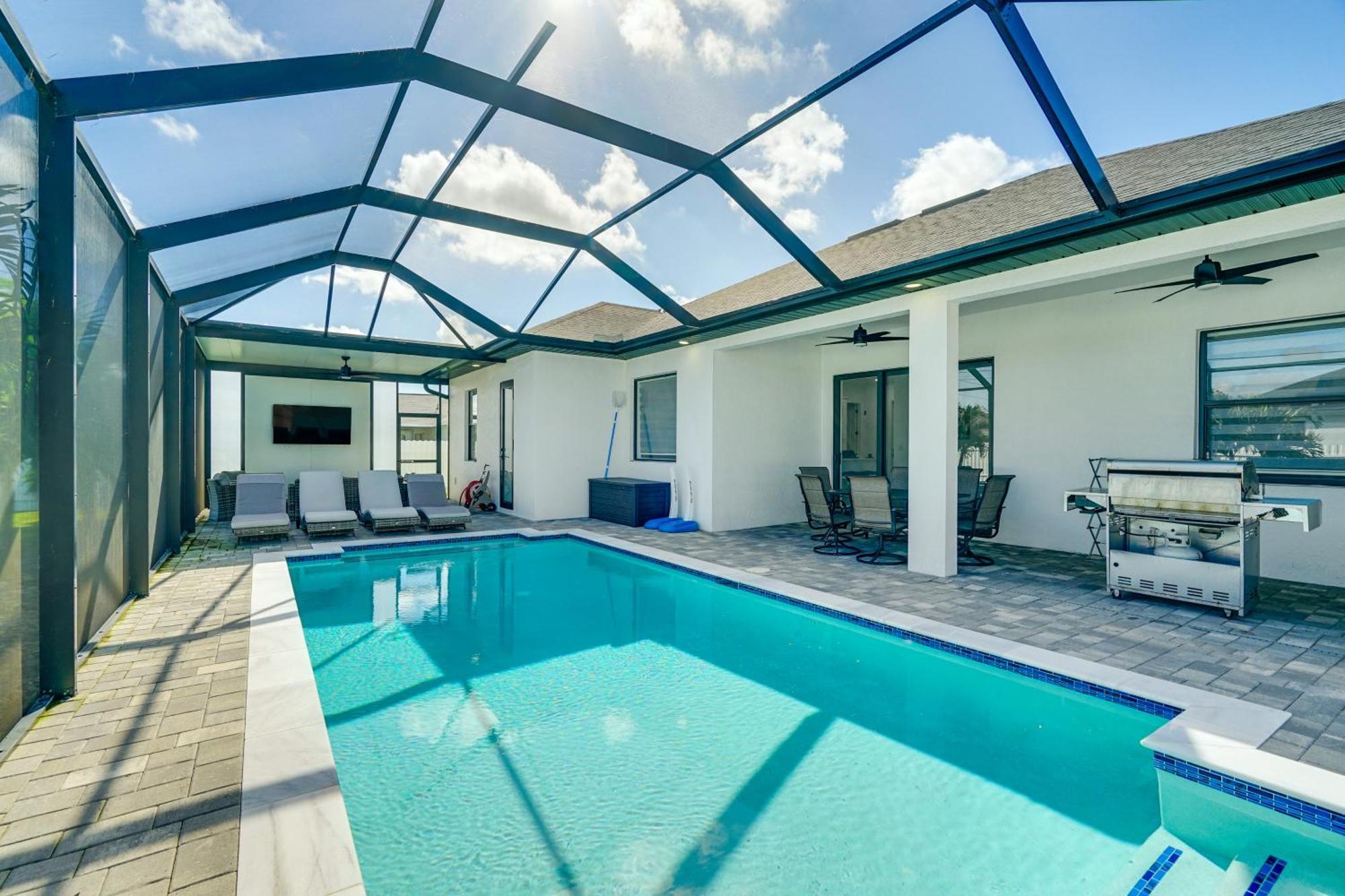 הוילה Cape Coral Escape Furnished Lanai And Private Pool! מראה חיצוני תמונה